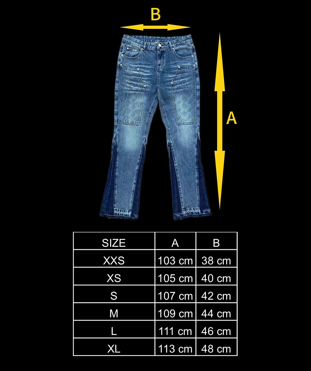 Blue Gopo Flare Jean