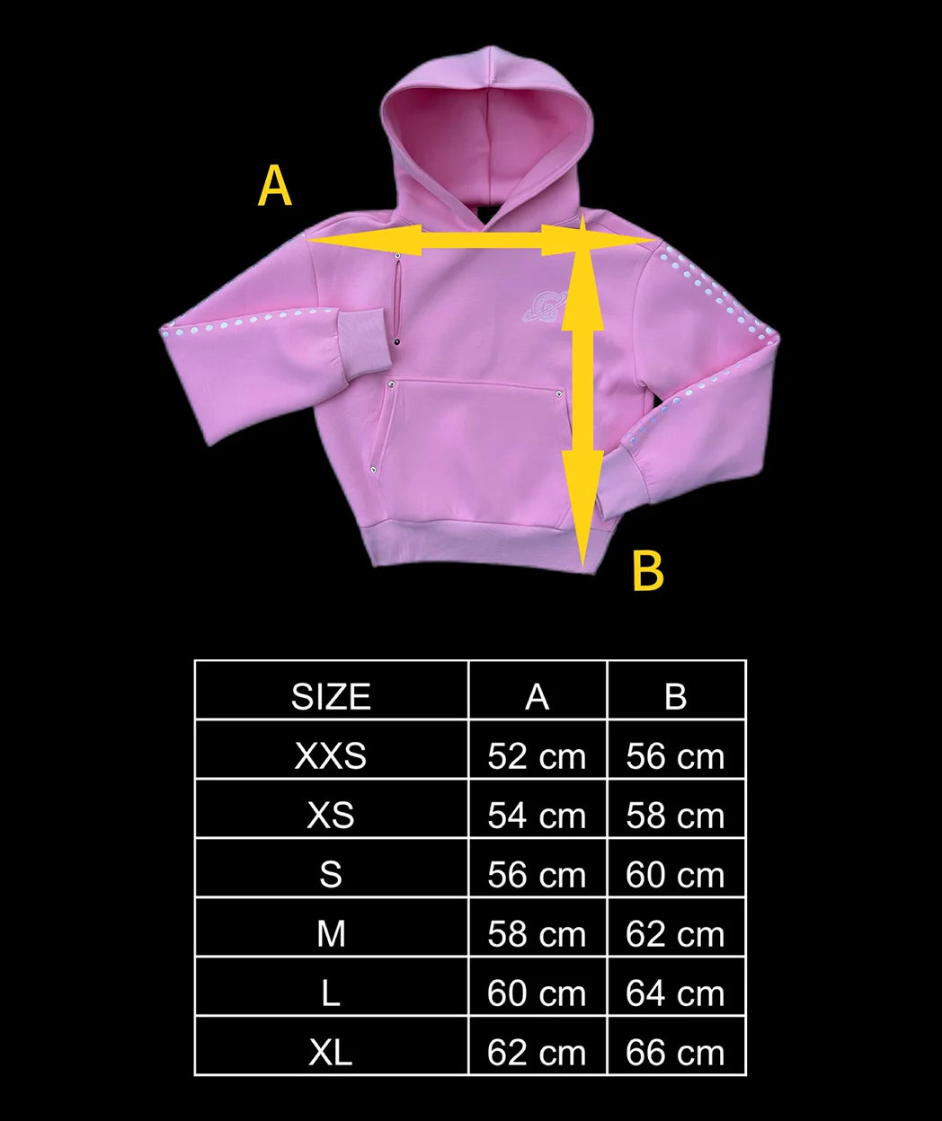 Pink Gopo Embroidered Hoodie