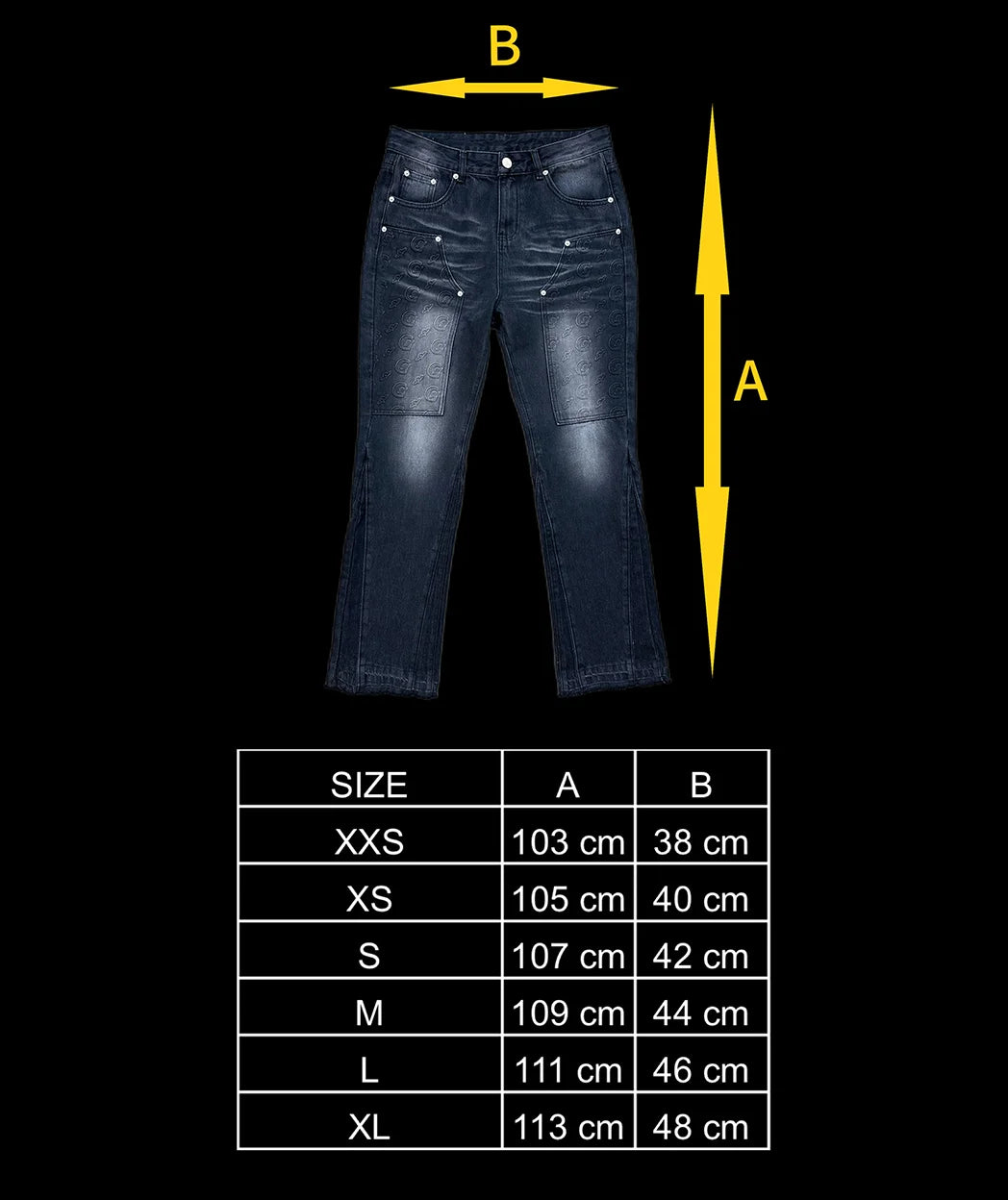 Black Gopo Flare Jean