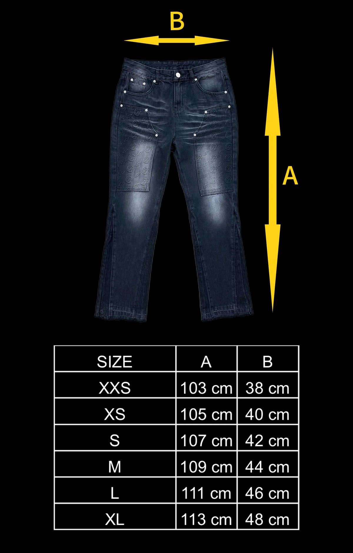 Black Gopo Flare Jean