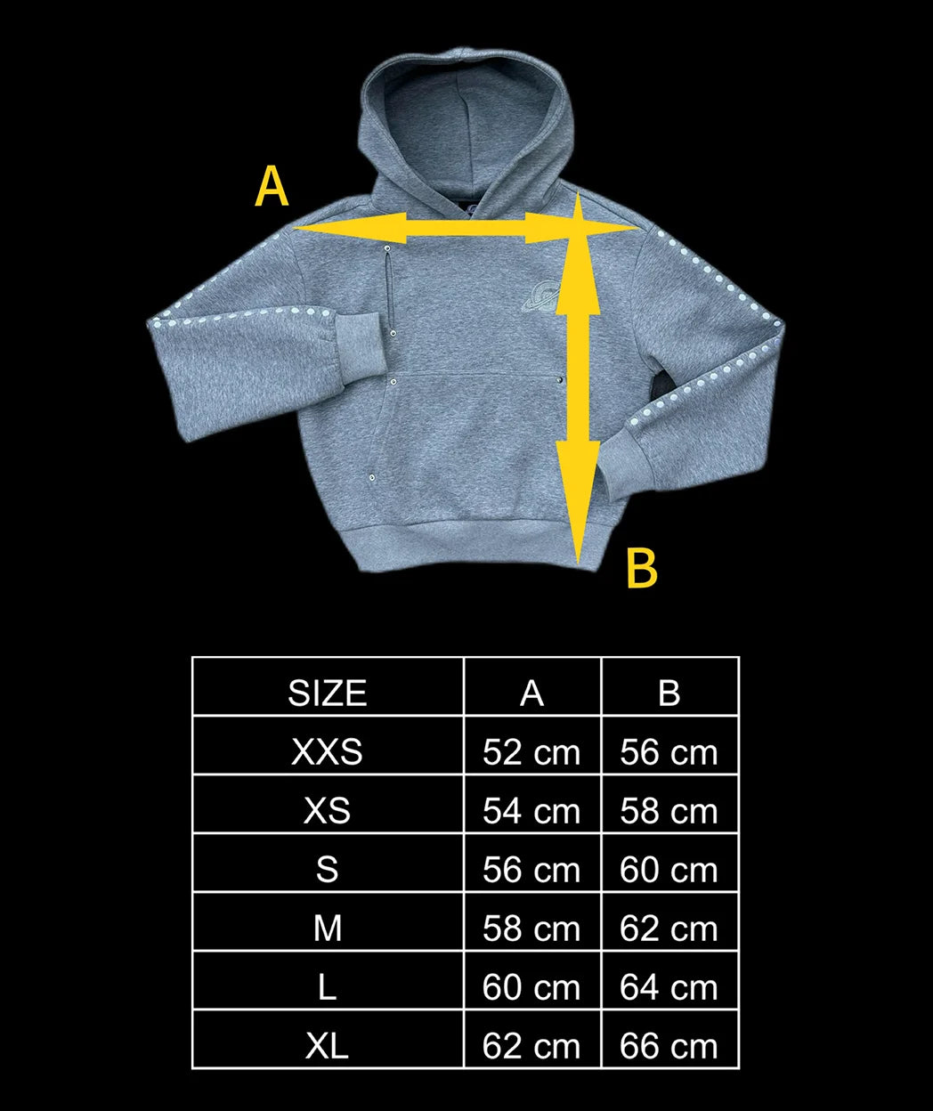 Gray Gopo Embroidered Hoodie