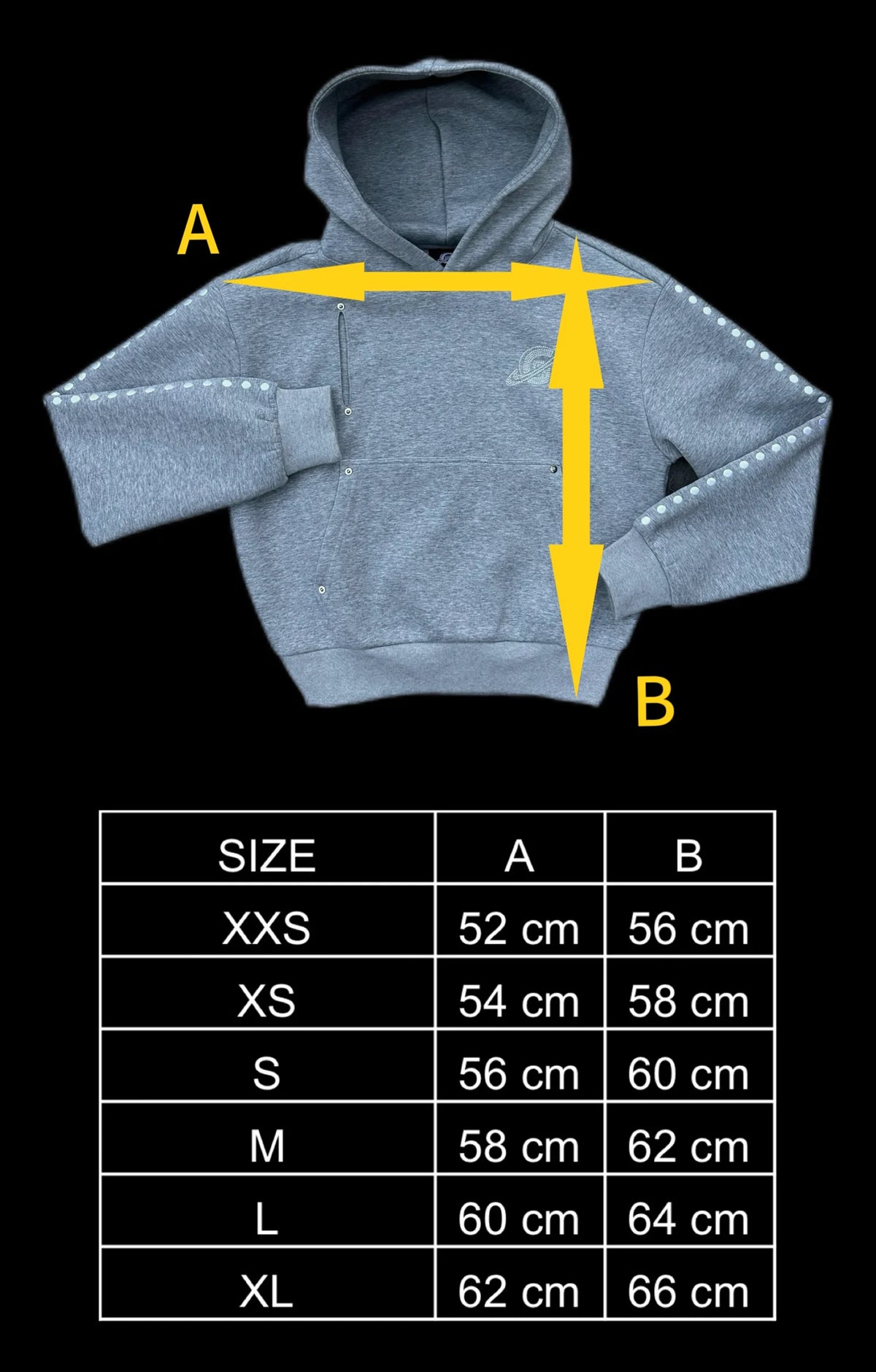 Gray Gopo Embroidered Hoodie