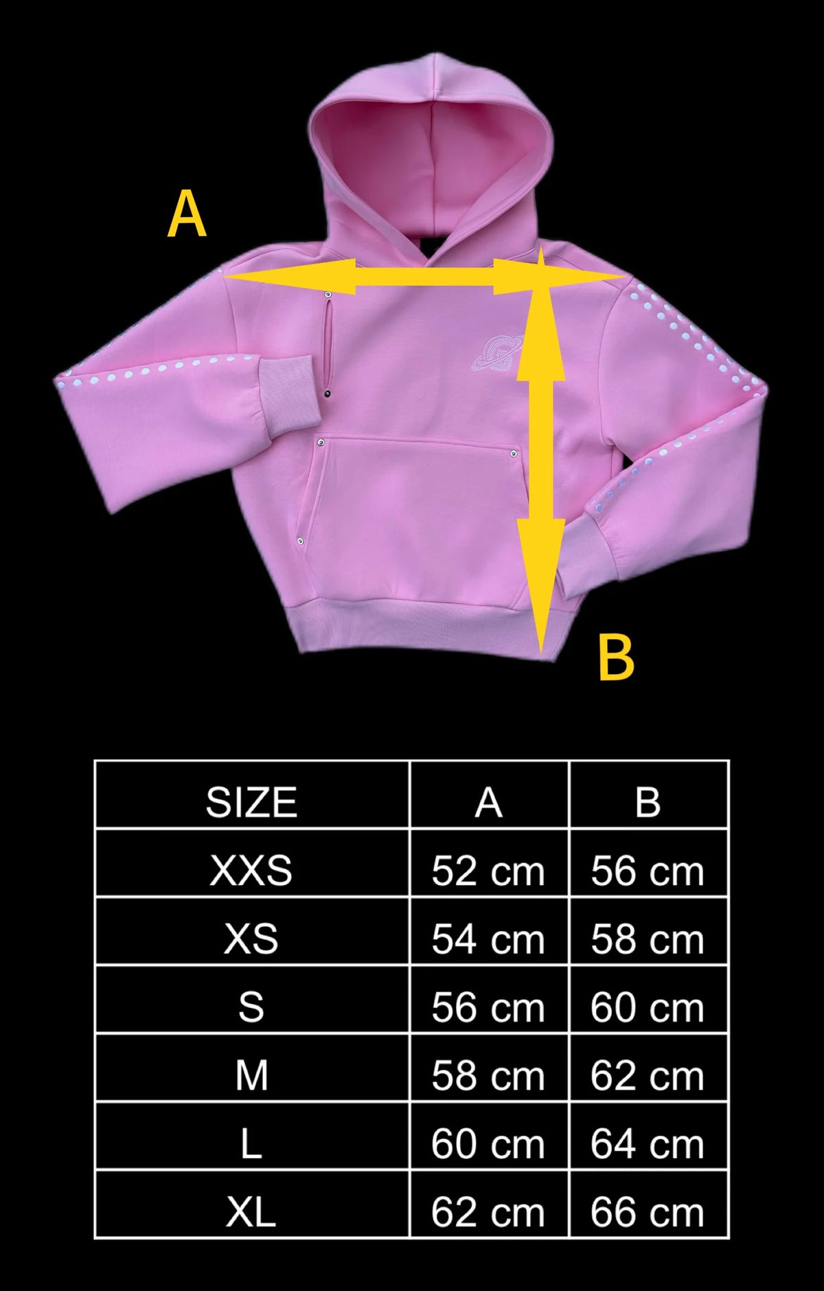 Pink Gopo Embroidered Hoodie