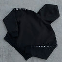 Black Gopo Embroidered Hoodie