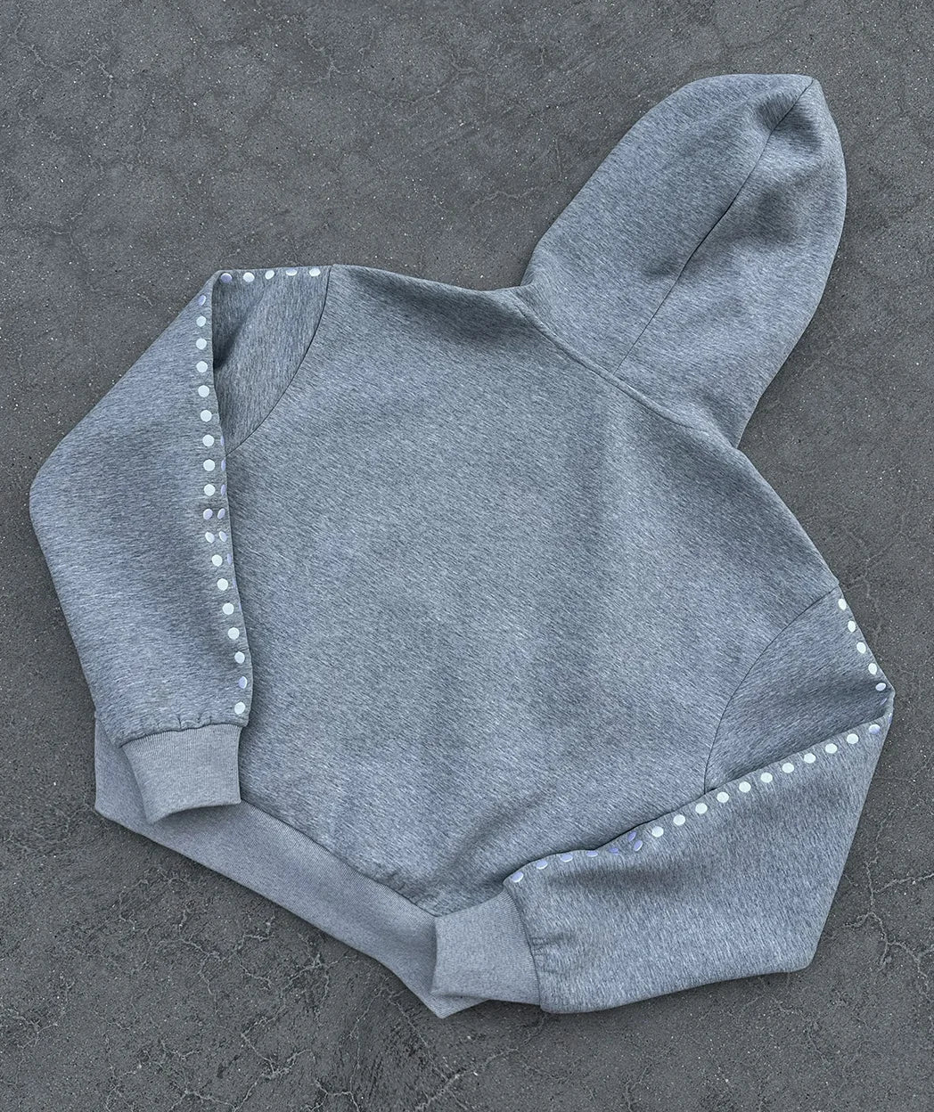 Gray Gopo Embroidered Hoodie