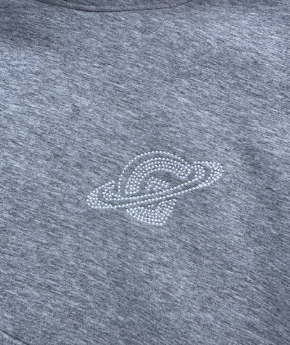 Gray Gopo Embroidered Hoodie