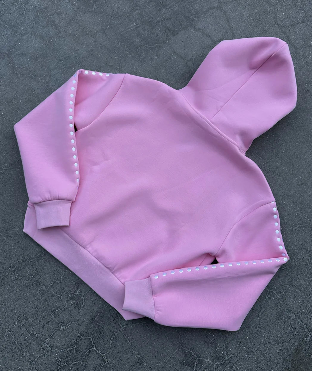 Pink Gopo Embroidered Hoodie