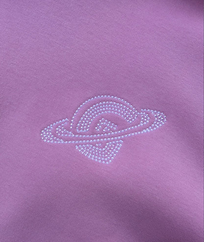 Pink Gopo Embroidered Hoodie