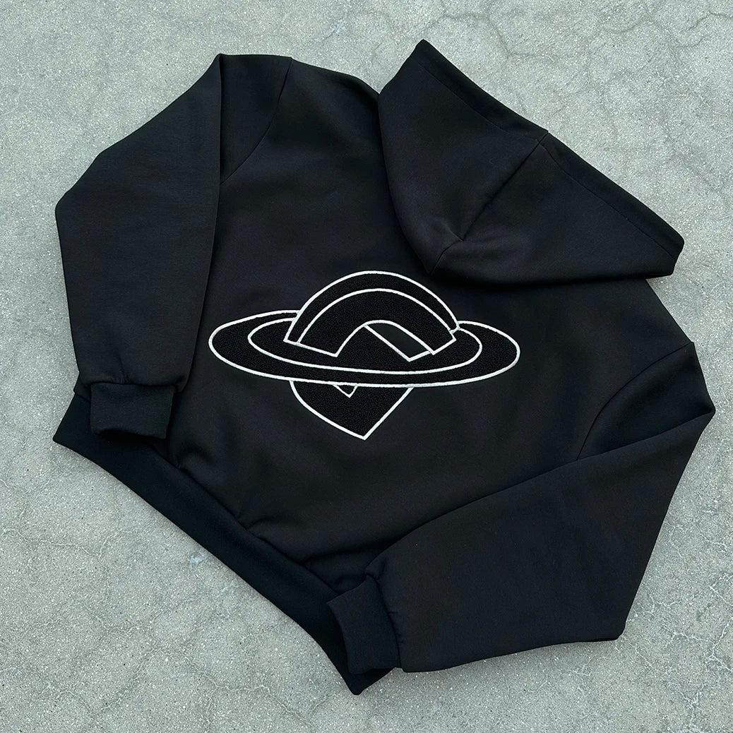 Hoodie Zip Gopo Schwarz
