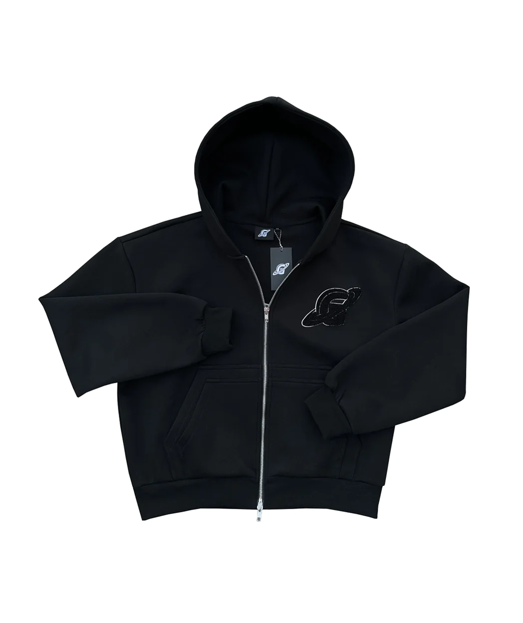 Hoodie Zip Gopo Negro