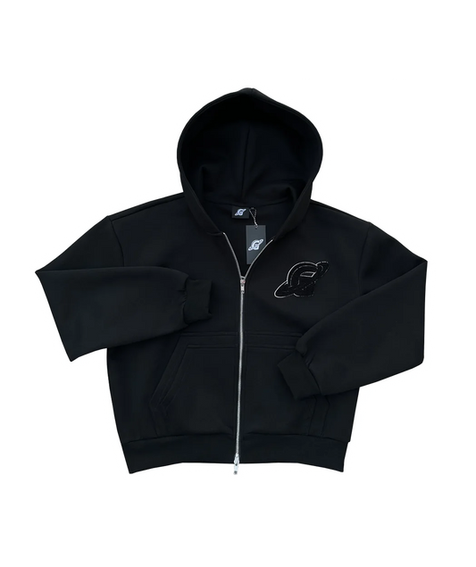 Hoodie Zip Gopo Negro