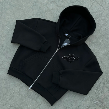 Hoodie Zip Gopo Schwarz