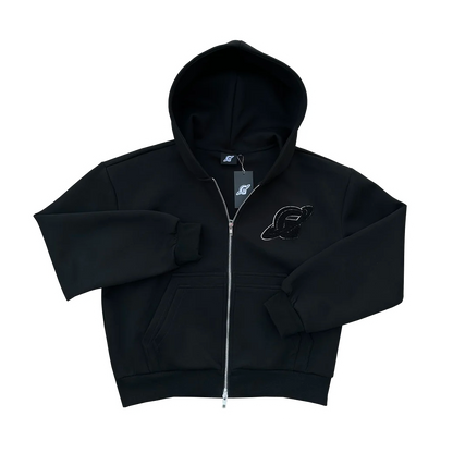 Hoodie Zip Gopo Schwarz