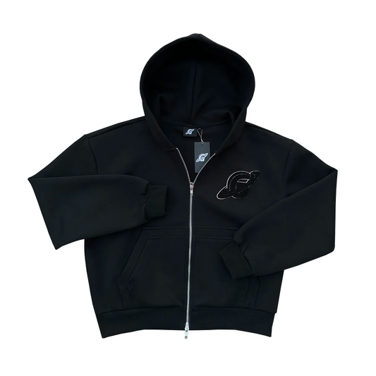 Hoodie Zip Gopo Black