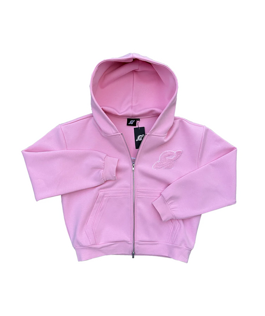 Hoodie Zip Gopo Rosa