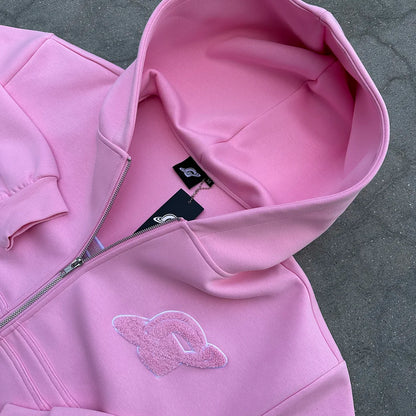 Hoodie Zip Gopo Pink