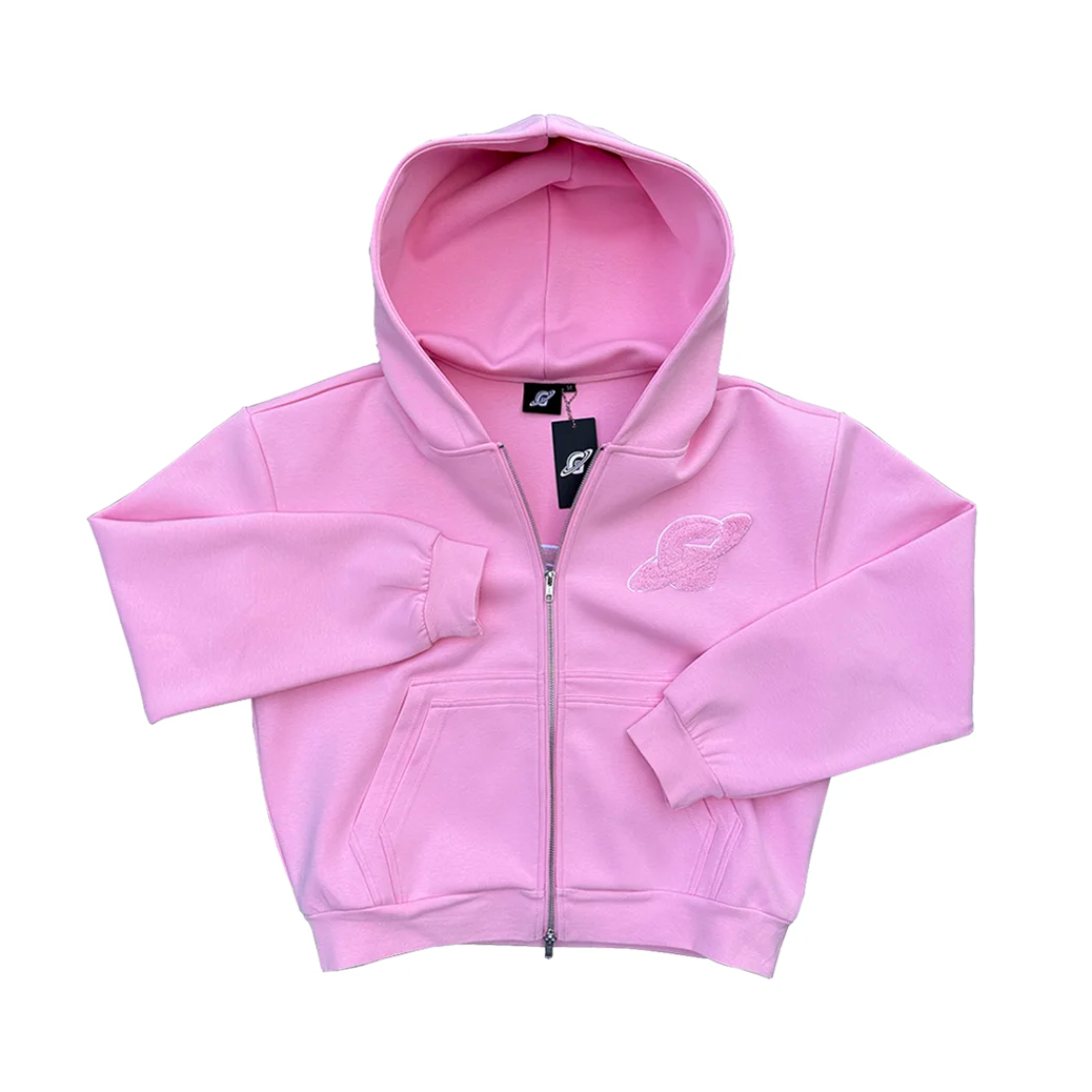 Hoodie Zip Gopo Pink
