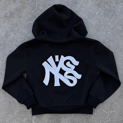 Hoodie Zip GS x New York Gopo Black