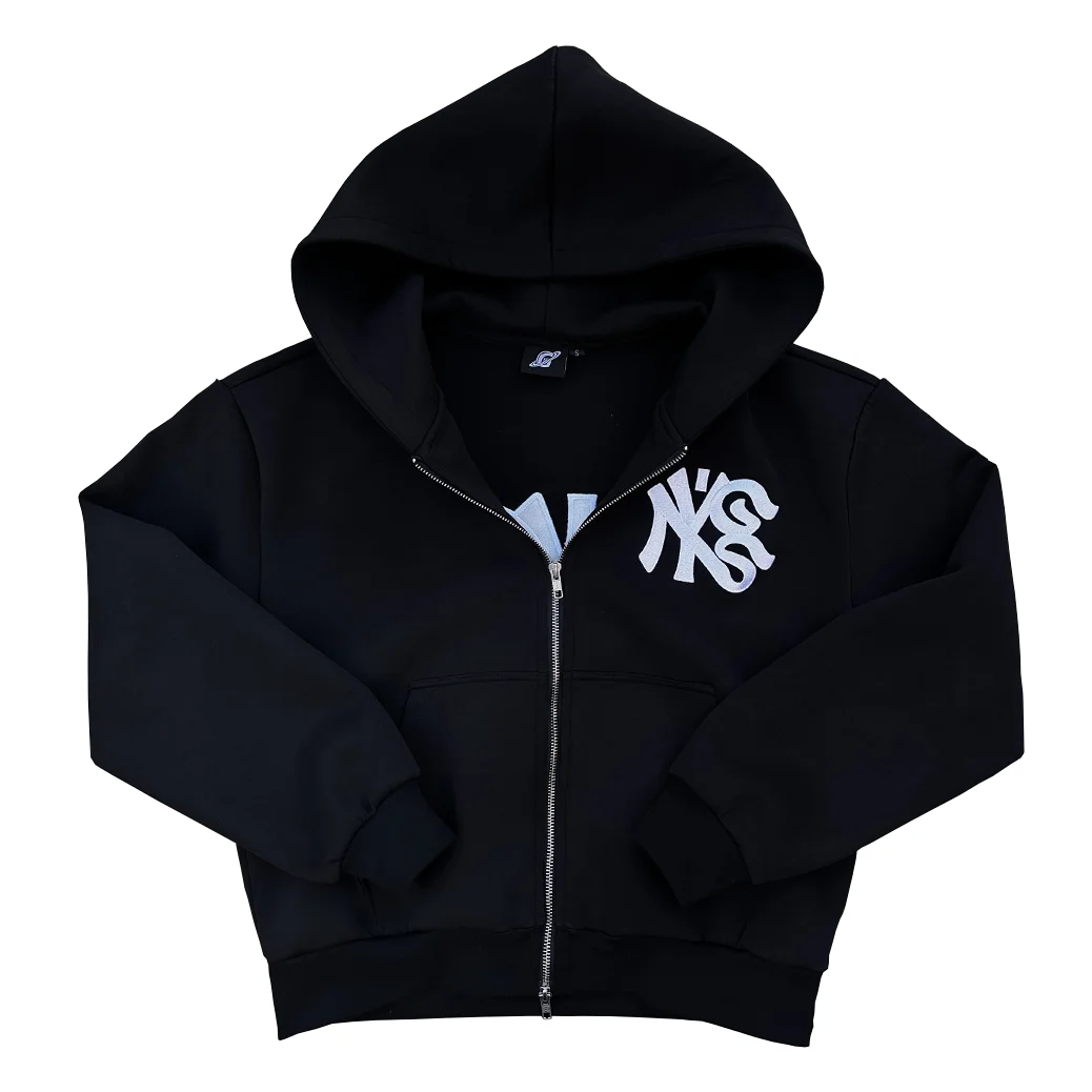 Hoodie Zip GS x New York Gopo Black