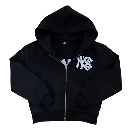 Hoodie Zip GS x New York Gopo Black