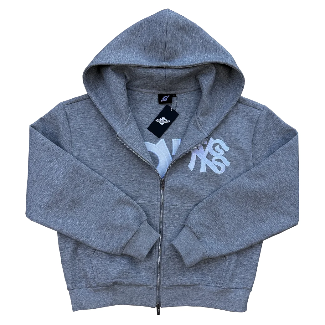 Hoodie Zip GS x New York Gopo Gray