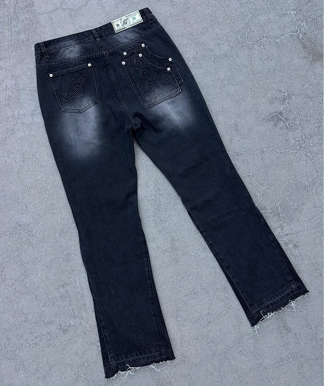 Black Gopo Flare Jean