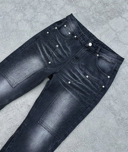 Black Gopo Flare Jean