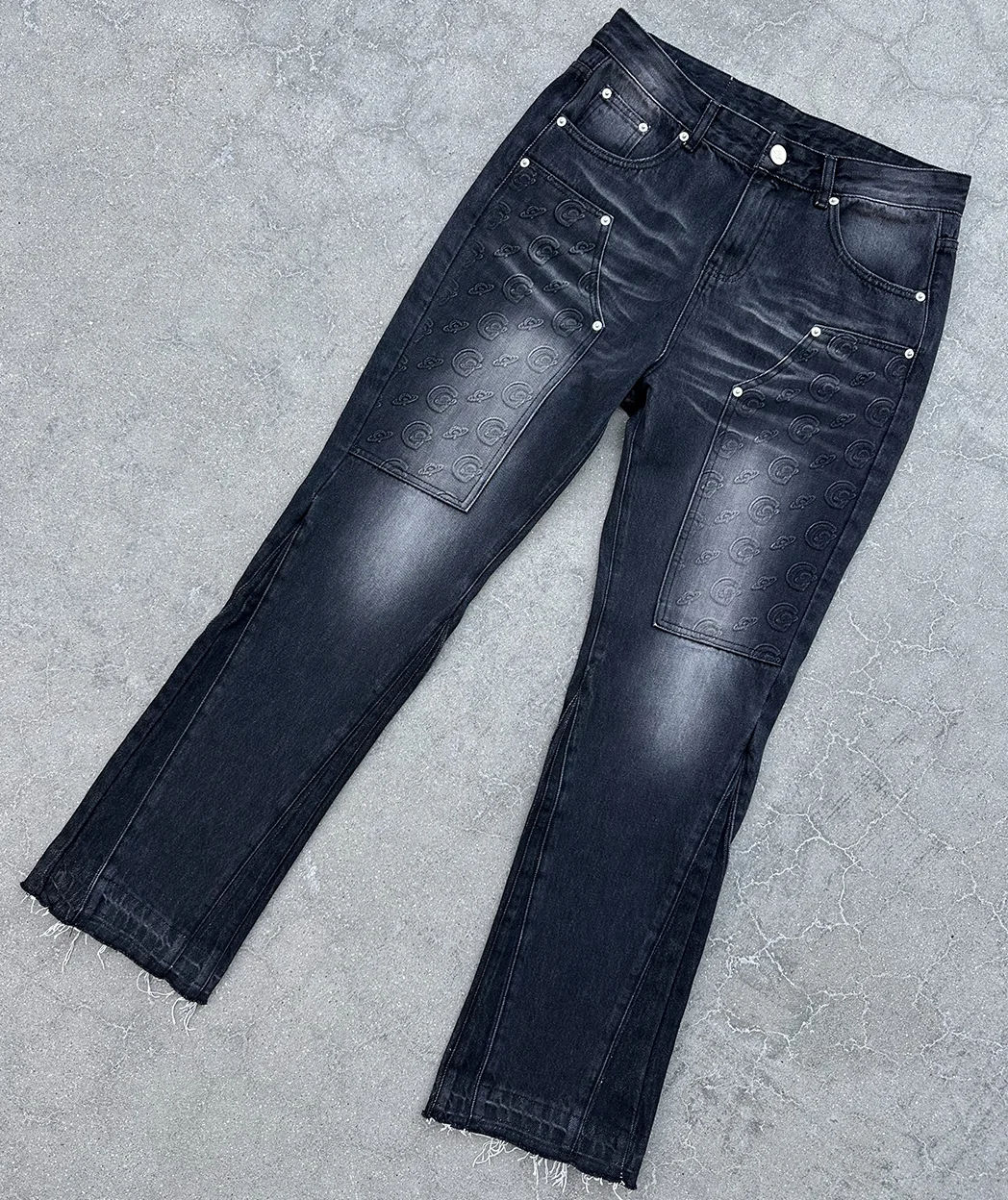 Black Gopo Flare Jean
