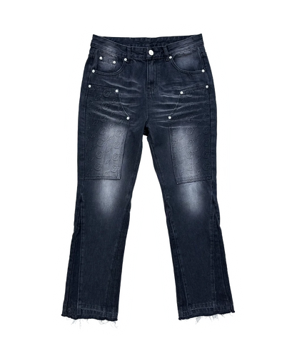 Black Gopo Flare Jean