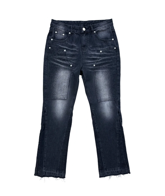 Black Gopo Flare Jean