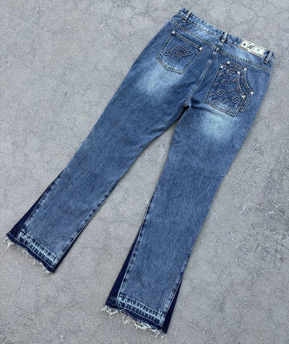 Blue Gopo Flare Jean