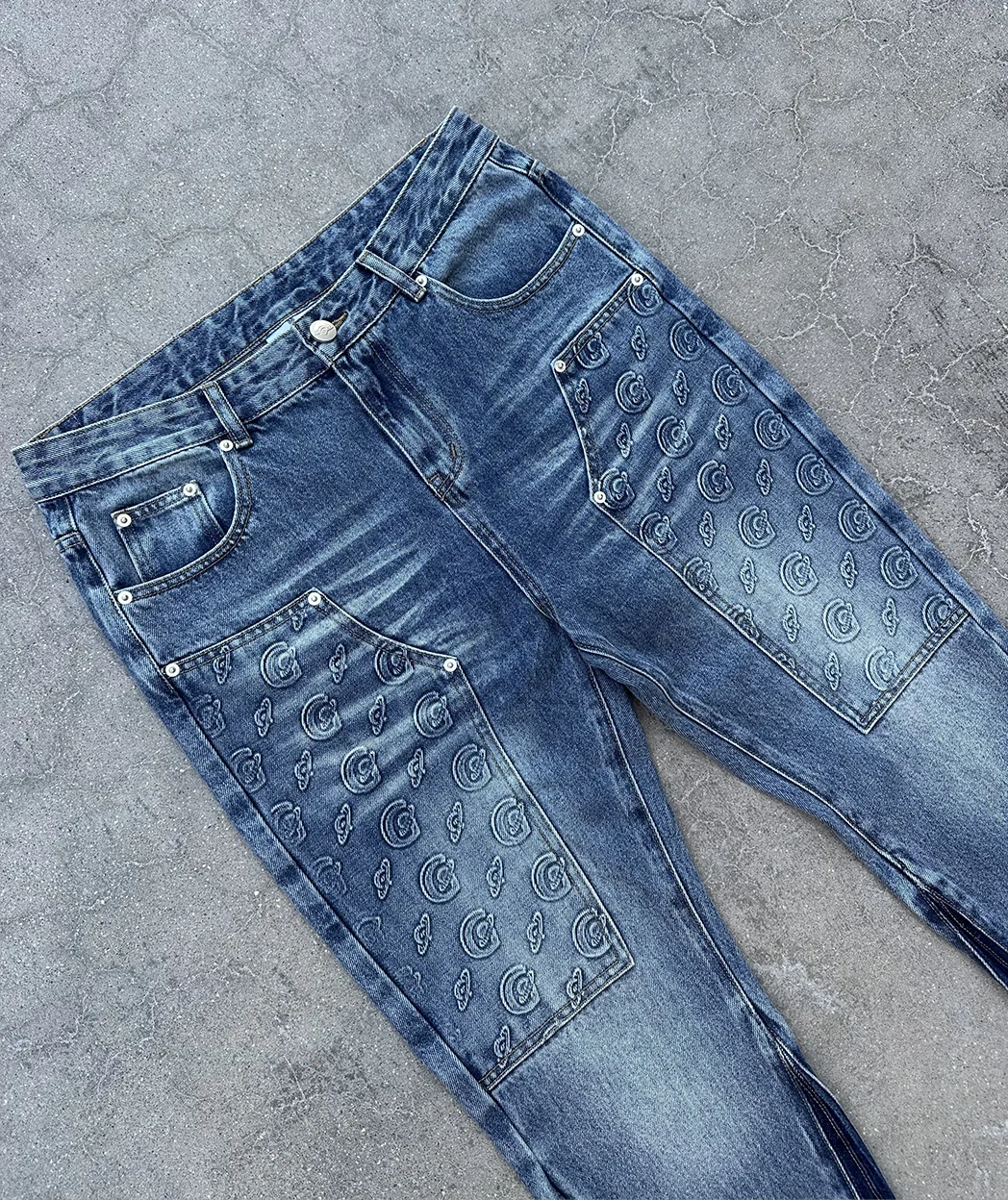 Blue Gopo Flare Jean
