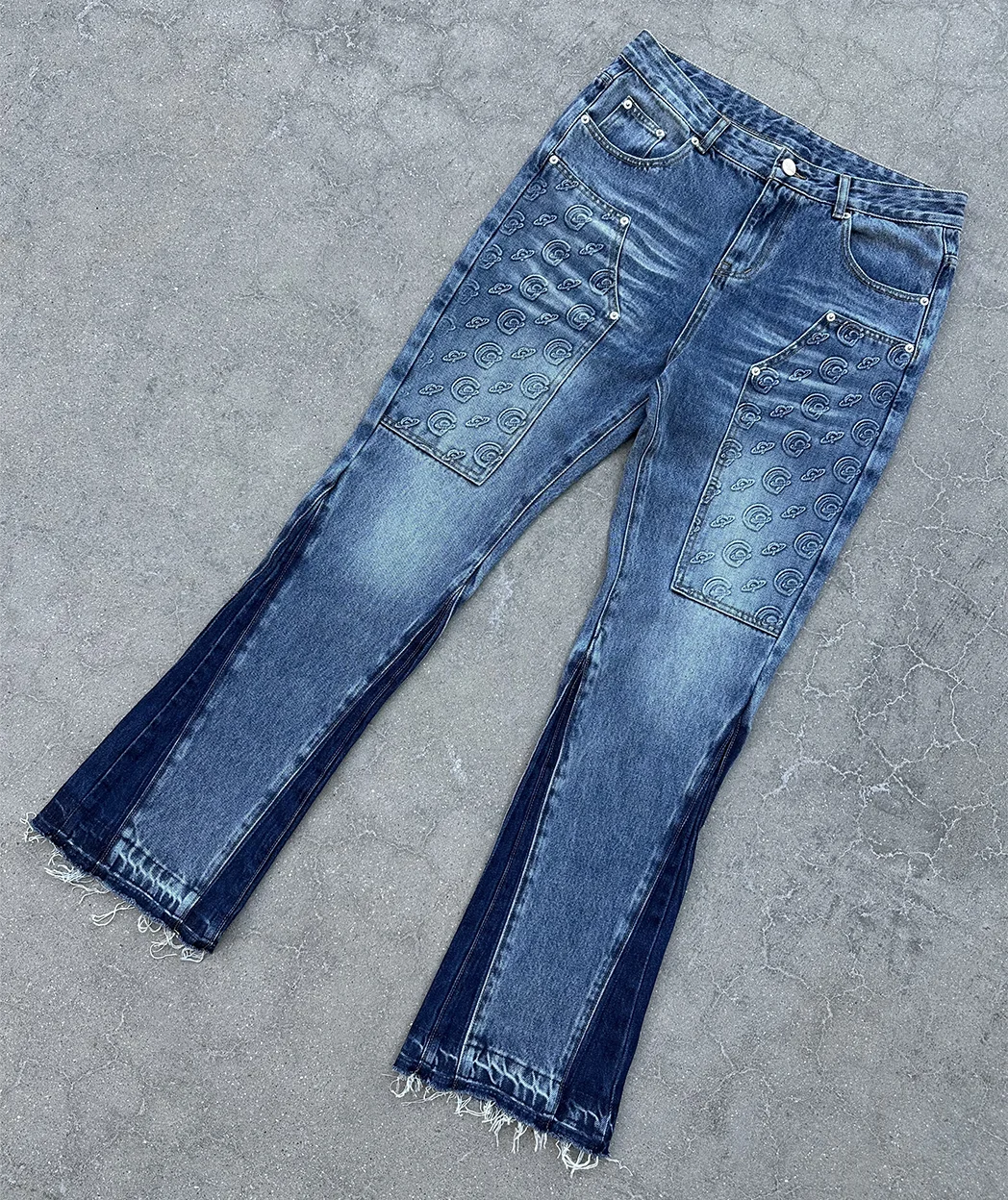 Blue Gopo Flare Jean