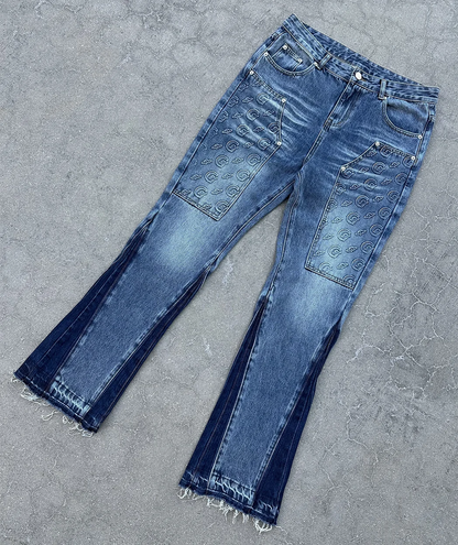 Blue Gopo Flare Jean