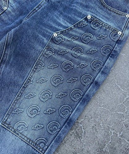 Blue Gopo Flare Jean