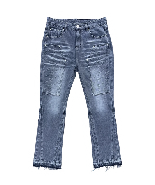 Gray Gopo Flare Jean