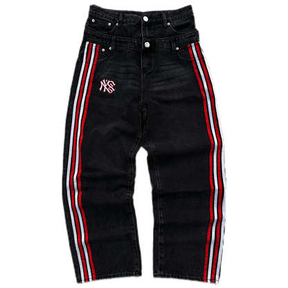 Jeans Double Waist Gopo Red