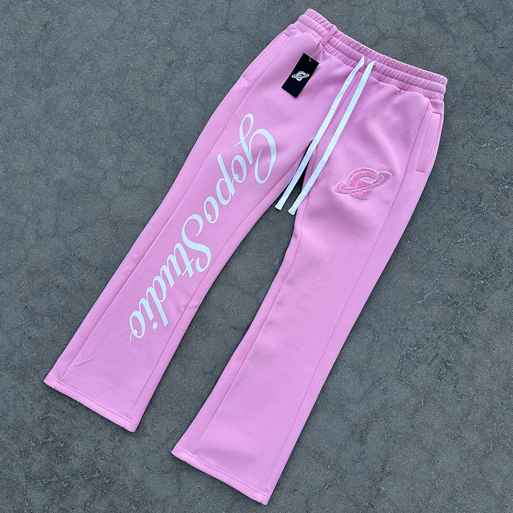 Jogging Flare Gopo Rosa