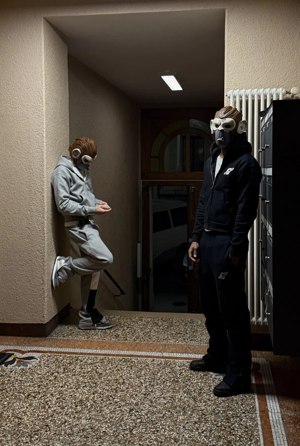 Hoodie Zip Gopo Negro