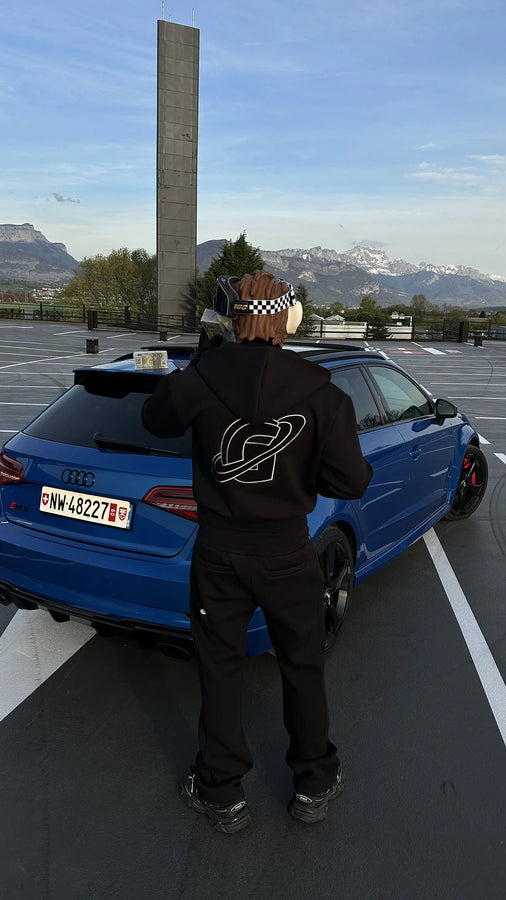 Hoodie Zip Gopo Schwarz