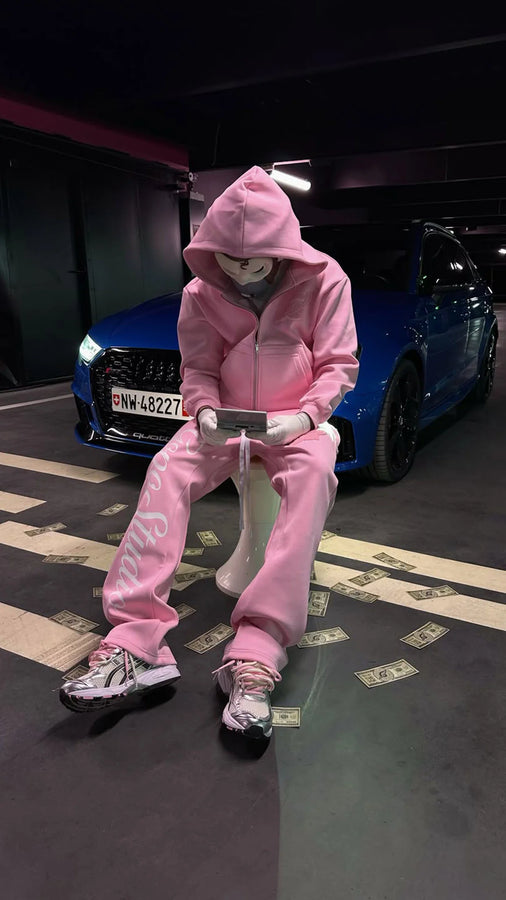 Jogging Flare Gopo Rosa