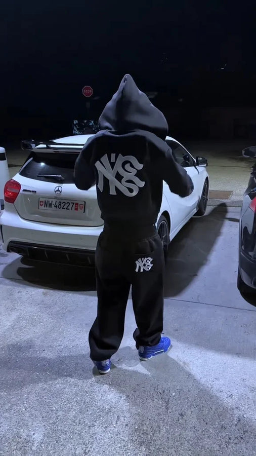 Hoodie Zip GS x New York Gopo Black