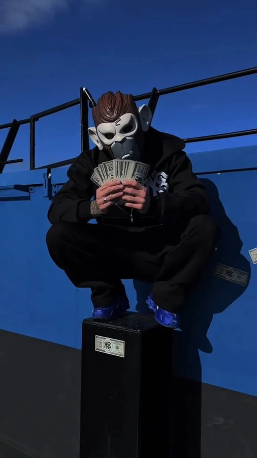 Hoodie Zip GS x New York Gopo Black