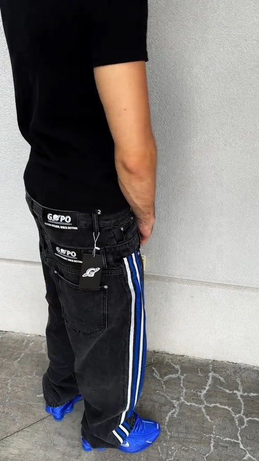 Jeans Double Waist Gopo Blue