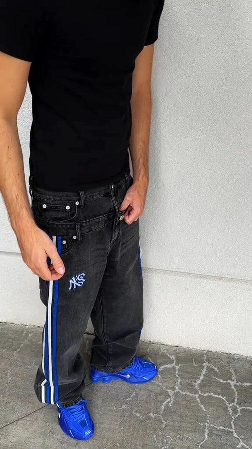 Jeans Double Waist Gopo Blue