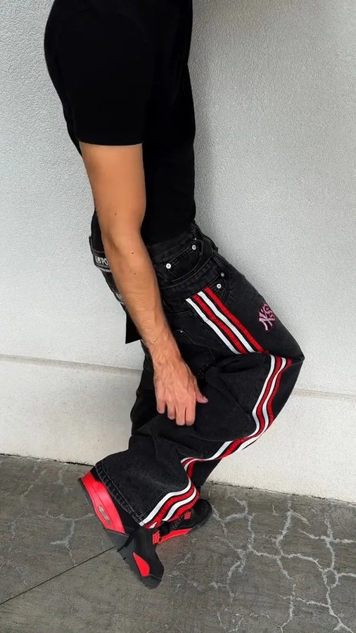 Jeans Double Waist Gopo Red