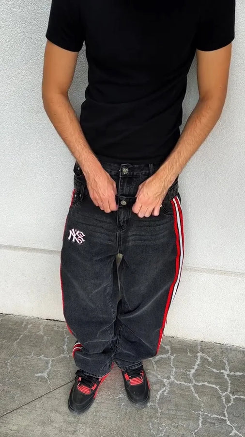 Jeans Double Waist Gopo Red