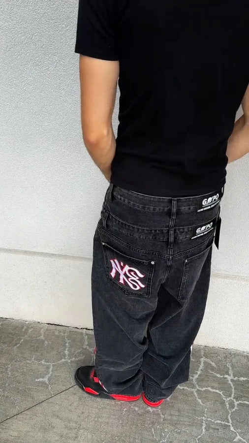 Jeans Double Waist Gopo Red