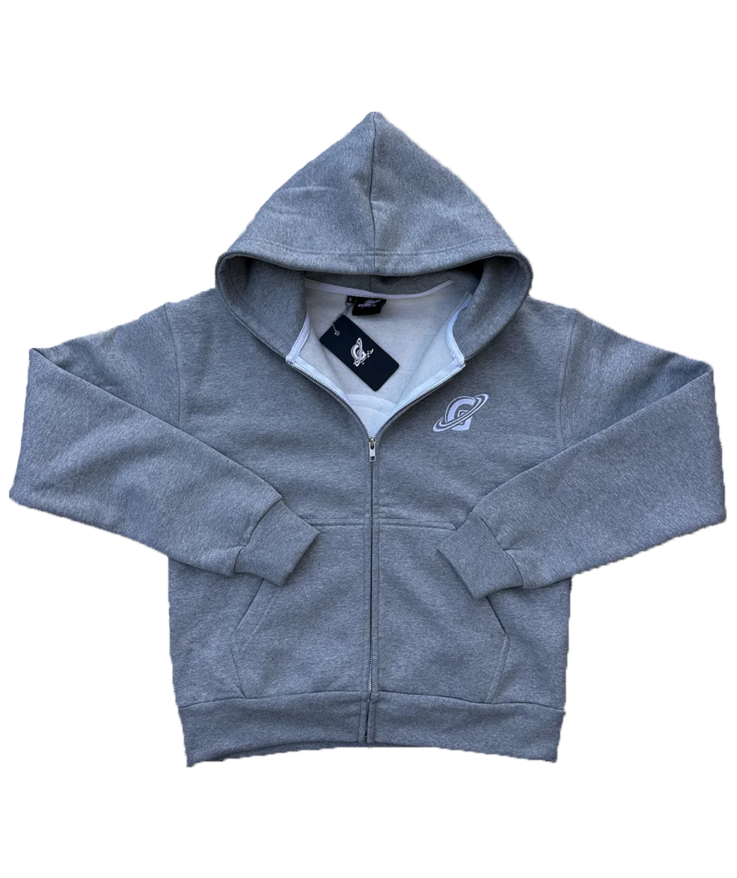 Hoodie Zip Gopo Gris
