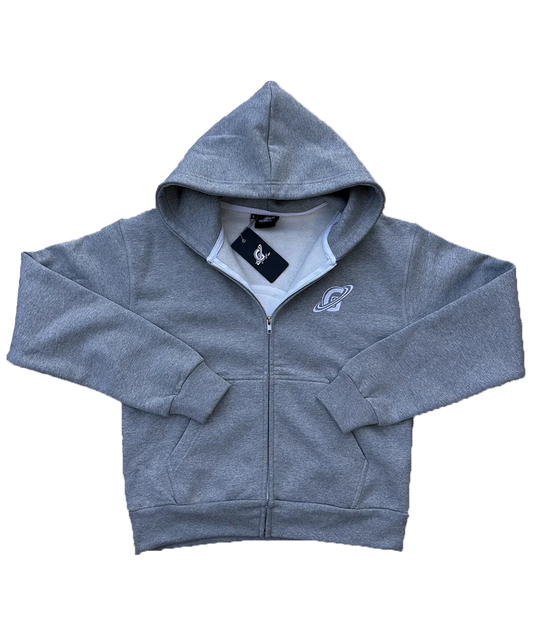 Hoodie Zip Gopo Gris